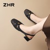 ZHR则则复古编织山茶花后空凉鞋女透气2026夏季新款百搭包头女鞋 商品缩略图9