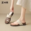 ZHR则则法式夹趾厚底增高拖鞋外穿2026夏季新款百搭女鞋轻便坡跟 商品缩略图5