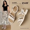ZHR则则复古水钻一字厚底增高凉鞋2026夏季新款百搭女鞋轻便粗跟 商品缩略图1