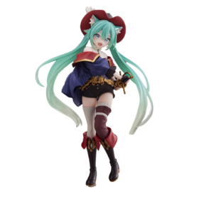 【盒损残次C类】TAITO Wonderland VOCALOID 初音未来 童话仙境 穿靴子的猫 景品手办 再版