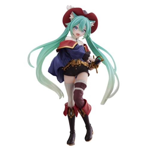 【盒损残次C类】TAITO Wonderland VOCALOID 初音未来 童话仙境 穿靴子的猫 景品手办 再版 商品图0