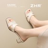 ZHR高跟夏季凉拖鞋女鞋凉鞋2026年新款爆款粗跟中跟网红沙滩拖鞋 商品缩略图6