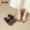 ZHR则则法式夹趾厚底增高拖鞋外穿2026夏季新款百搭女鞋轻便坡跟 商品缩略图3