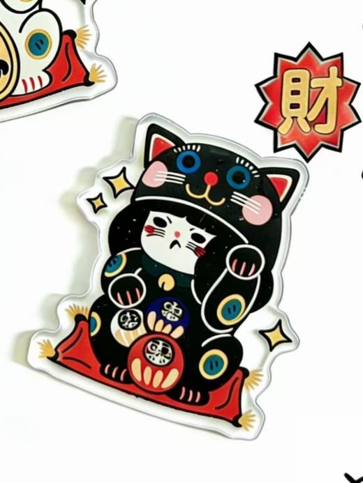 【桂林文创】黑猫冰箱贴 商品图1