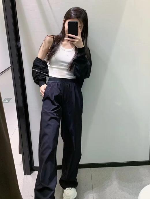 【防晒系列】朗*同款设计感百搭休闲UPF40+阔腿裤 商品图8