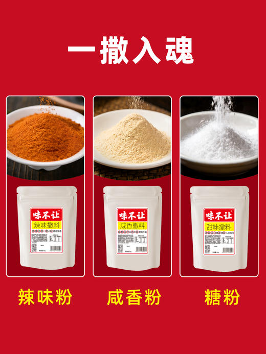 鸡柳同款大人三合一炸鸡撒粉空气年糕甘梅薯条咸甜粉腌料撒料商用 商品图2