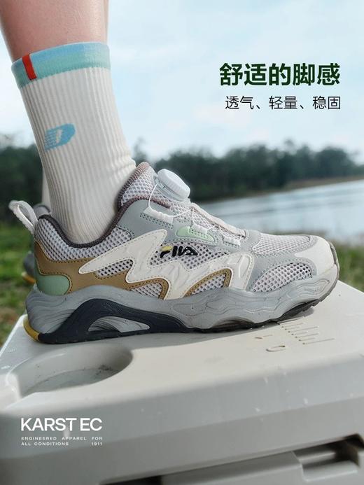 FL菲乐26新款锁扣中大童大网眼运动鞋 商品图2