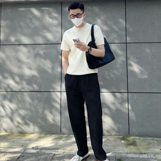 罗蒙老钱风男士亚麻天丝休闲裤，软fufu的凉感从腿蔓延到全身，把老钱风的精髓都穿在身上【3-7天发货】 商品图4