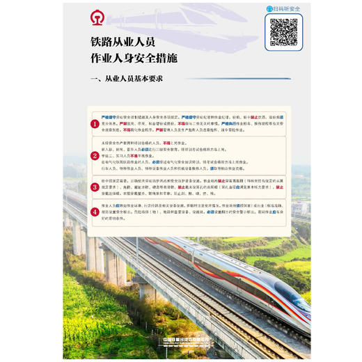 171131547铁路从业人员作业人身安全措施宣传挂图之一（从业人员基本要求） 商品图1