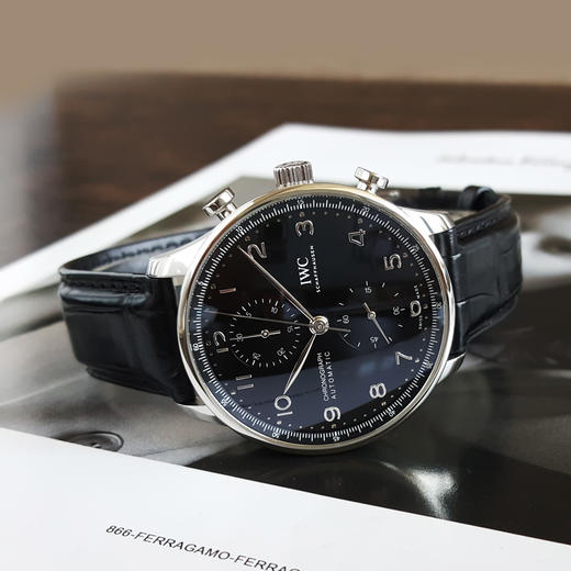 【95新】IWC 万国IW371609自动机械机芯计时41MM（男款）葡萄牙系列精钢300426NJT02 商品图5