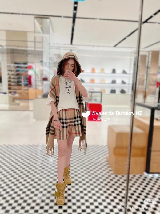 Bur巴宝莉女款棉质格纹短裤 商品图9