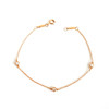【95新】Tiffany & Co.蒂芙尼Elsa Peretti系列玫瑰金三钻Elsa Peretti手链 链长约18cm女士290426AK23 商品缩略图0