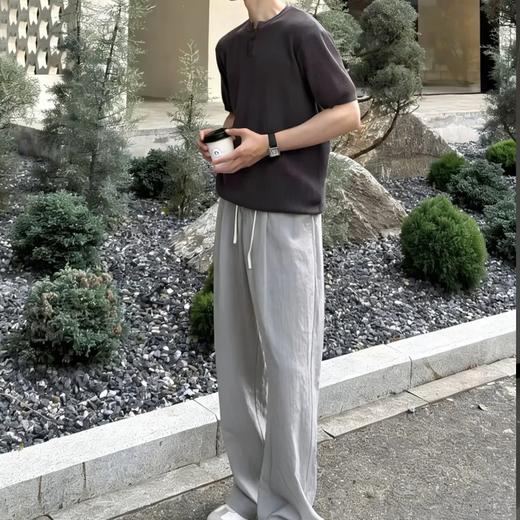 罗蒙老钱风男士亚麻天丝休闲裤，软fufu的凉感从腿蔓延到全身，把老钱风的精髓都穿在身上【3-7天发货】 商品图3