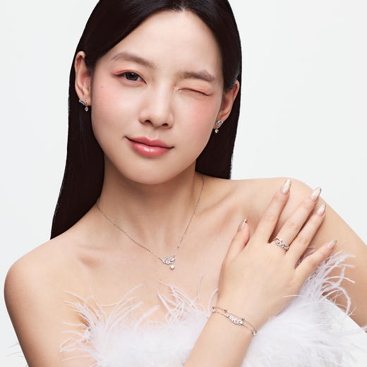 KADER卡蒂罗 羽迹戒指 女戒简约高级单戒时尚原创小众设计感 商品图4