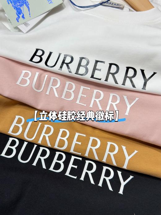 Bur 经典女士字母徽标装饰圆领T恤 商品图13