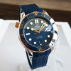 【95新】OMEGA 欧米茄210.22.42.20.03.002天文台认证同轴自动机械机芯日期显示42MM（男款）海马系列精钢；18K黄金270426TJ27 商品缩略图4