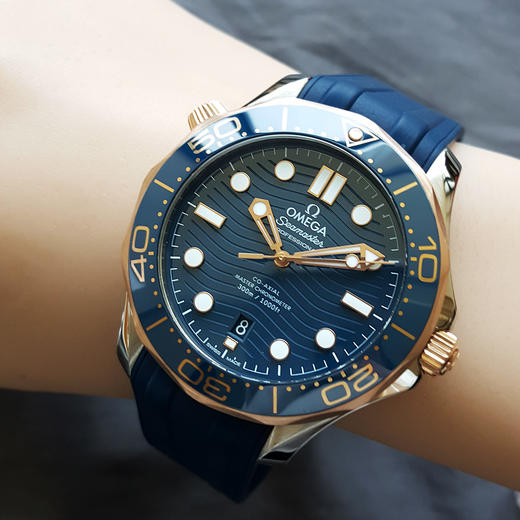 【95新】OMEGA 欧米茄210.22.42.20.03.002天文台认证同轴自动机械机芯日期显示42MM（男款）海马系列精钢；18K黄金270426TJ27 商品图8