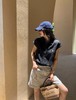 韩系轻氧呼吸感亚麻小飞袖衬衫 商品缩略图3