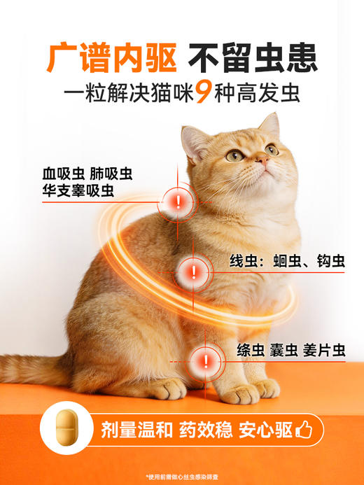 【90天内驱1次囤货7.5折】普安特猫咪驱虫药体内驱虫药宠物驱虫米尔贝肟吡喹酮季度装普乐妙 商品图4