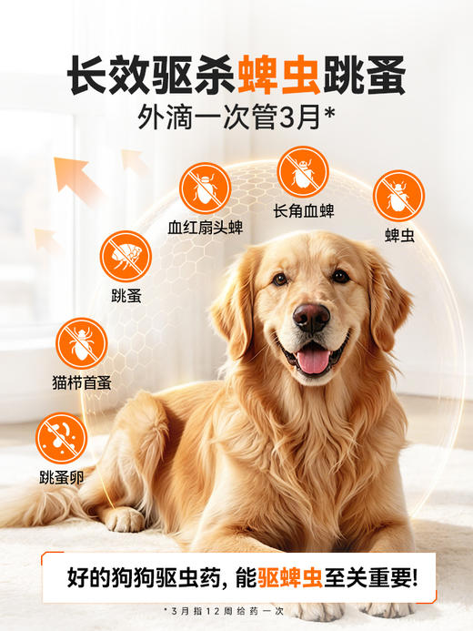 普安特爱滴卫狗狗驱虫药狗狗外驱宠物驱虫药蜱虫氟雷拉纳滴剂犬用 商品图2