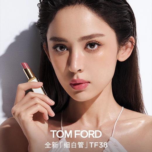 【买一送一 绝美缎光 显白】TF细白管口红3.3g 正装 送赠：TF经典黑管口红3.3g （#16番茄红+#100肉桂奶茶） 含礼袋 新期效 商品图5