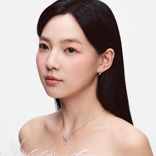 KADER卡蒂罗 羽迹耳钉 高级简约时尚小众设计感耳饰轻奢礼物 商品图2
