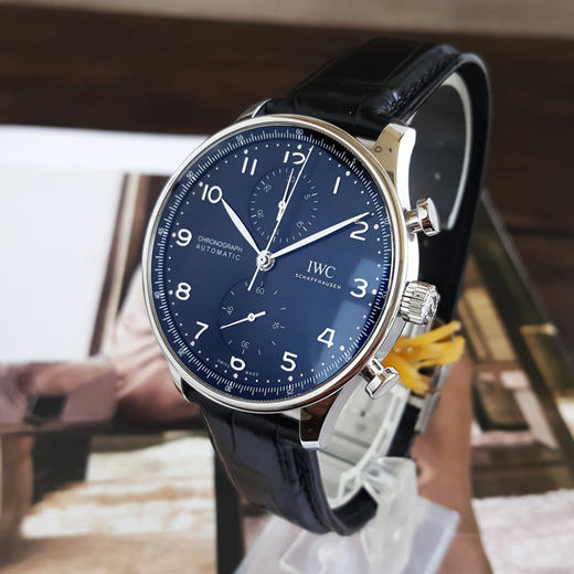 【95新】IWC 万国IW371609自动机械机芯计时41MM（男款）葡萄牙系列精钢300426NJT02 商品图2