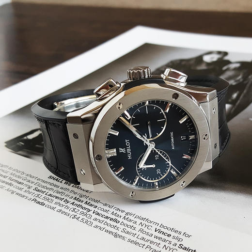 【95新】Hublot 宇舶521.NX.1171.LR自动机械机芯日期显示、计时45MM（男款）经典融合系列钛金属030526TJ16 商品图5