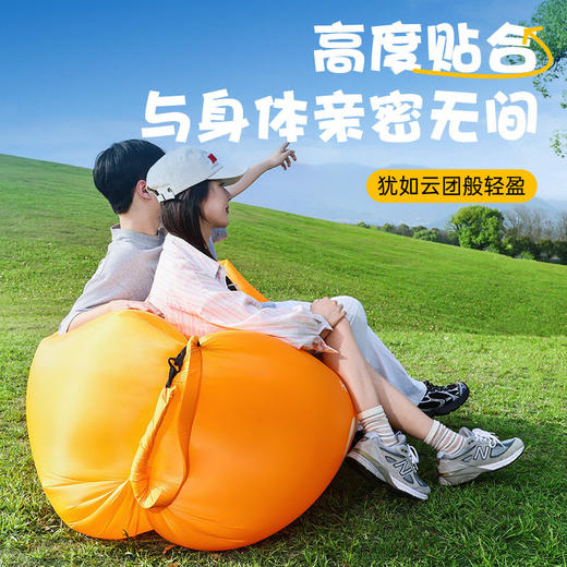 【无需气泵5秒充气 可承重400斤】户外充气沙发空气沙发懒人网红多巴胺便携露营音乐节户外用品 商品图4