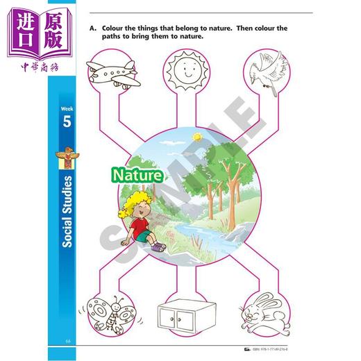 【中商原版】Canadian Curriculum SummerSmart Grades K-1 加拿大课程暑假练习册幼儿园升1年级 英文原版进口 英语数学科学 商品图2