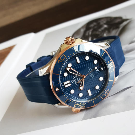 【95新】OMEGA 欧米茄210.22.42.20.03.002天文台认证同轴自动机械机芯日期显示42MM（男款）海马系列精钢；18K黄金270426TJ27 商品图5