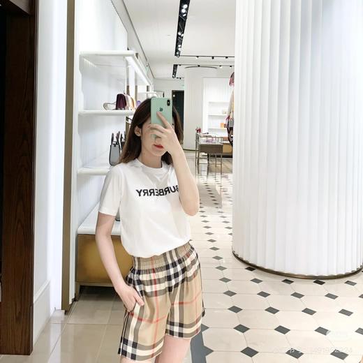 Bur巴宝莉女款棉质格纹短裤 商品图10