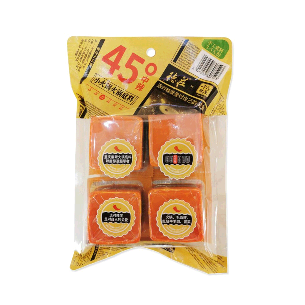 J德庄360g45度中辣火锅底料 商品缩略图1