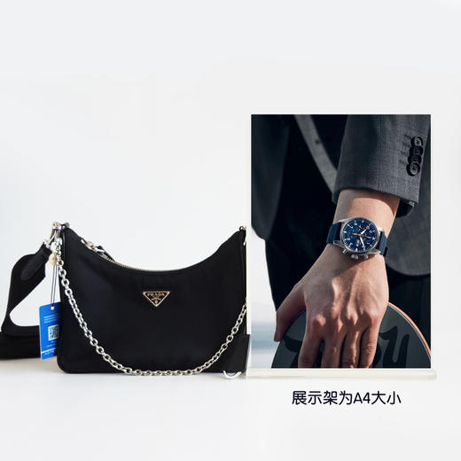 【95新】PRADA普拉达黑色尼龙2005三合一hobo单肩斜挎包女士270426AK04 商品图8