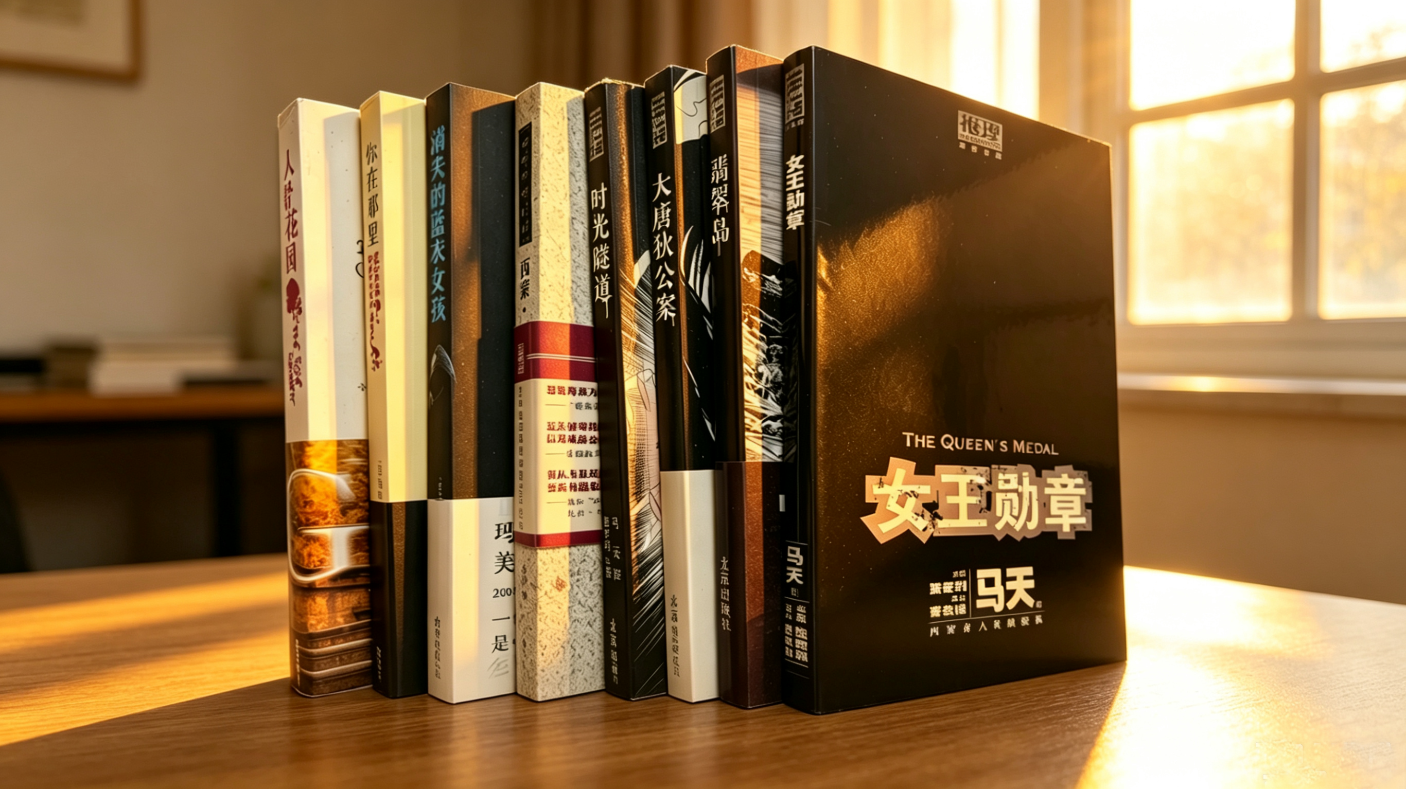 《人骨花园》《消失的蓝衣女孩》《你在哪里》《西蒙亚克的使命》《大唐狄公案》《翡翠岛》《时光隧道》《女王勋章》8本90包邮