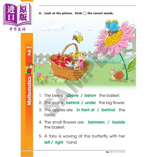 【中商原版】Canadian Curriculum SummerSmart Grades K-1 加拿大课程暑假练习册幼儿园升1年级 英文原版进口 英语数学科学 商品图4