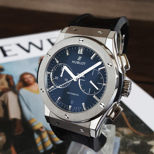 【95新】Hublot 宇舶521.NX.1171.LR自动机械机芯日期显示、计时45MM（男款）经典融合系列钛金属030526TJ16 商品图2