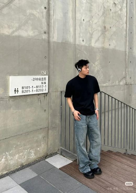 露露Pique 男士超宽松款珠地T恤 商品图2