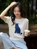 Sonia life软萌猫咪亚麻针织短袖 | 它把温柔、俏皮和高级感织在了一起，显瘦不挑身材，高级不张扬【3-5天发货】 商品缩略图0