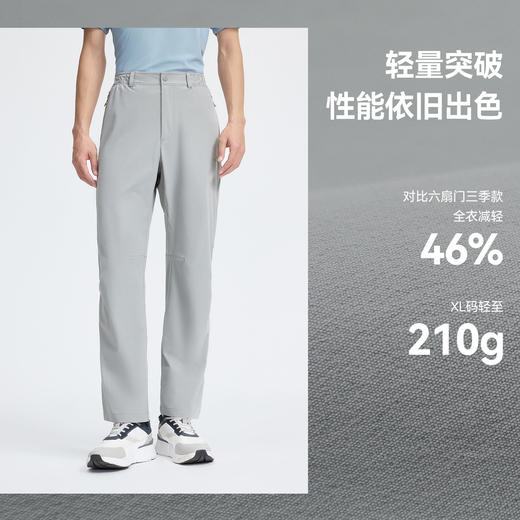 【六扇门LT】拓路者户外轻量透气速干裤男款2026年直筒长裤徒步裤 商品图4