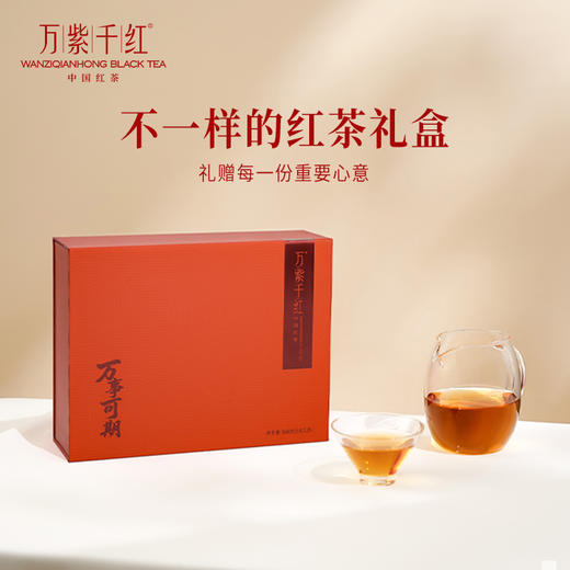 万紫千红红茶一级岩韵红茶168g礼盒装茶叶竹叶青茶业出品 商品图3