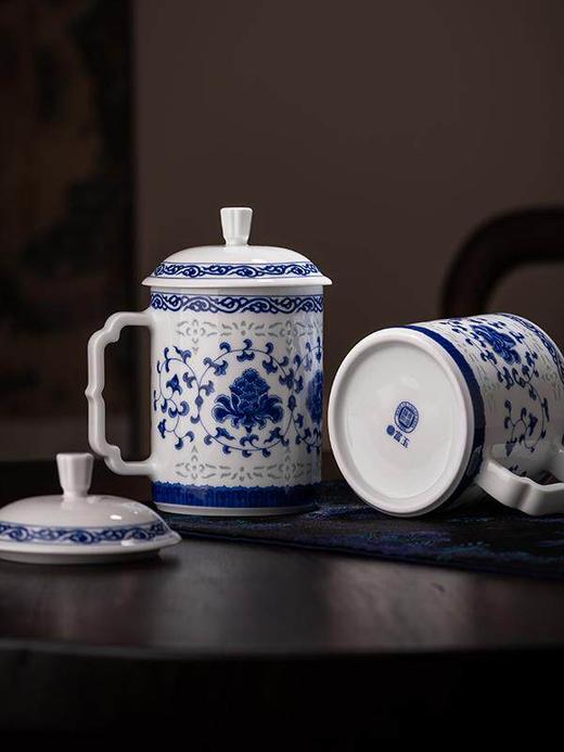 富玉丨 富玉陶瓷景德镇青花瓷茶杯高端个人专用2026新款年轻人办公室泡茶 商品图6