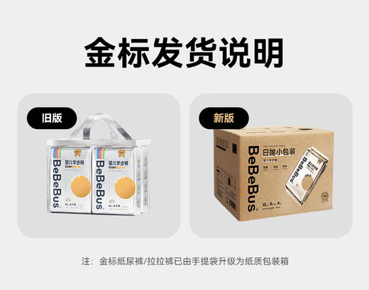 【618开门红·买8赠2】BeBeBus金标系列纸尿裤/拉拉裤 商品图2
