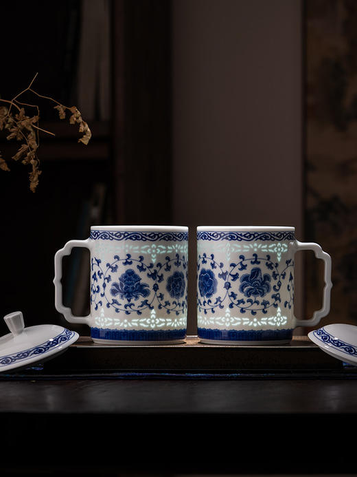富玉丨 富玉陶瓷景德镇青花瓷茶杯高端个人专用2026新款年轻人办公室泡茶 商品图4
