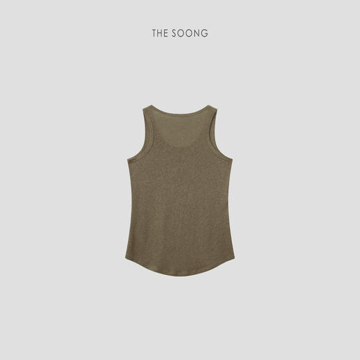 THESOONG|"棉麻新感"100%长绒棉水洗绉组织肌理感背心9078 商品图11