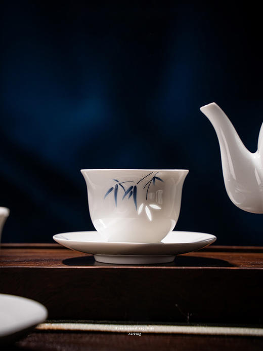 富玉 丨 富玉景德镇陶瓷茶具套装家用2026新款高端玲珑瓷茶壶茶杯泡茶专用 商品图7