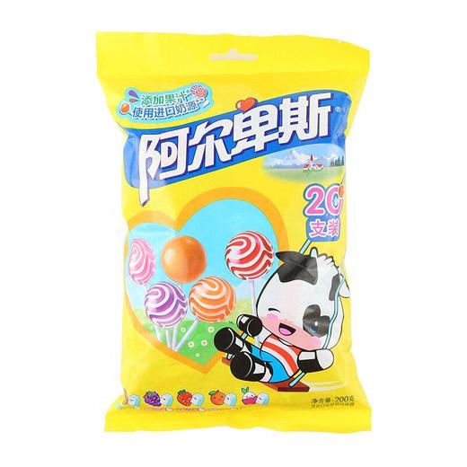 阿尔卑斯20支混合味棒棒糖200g 商品图0
