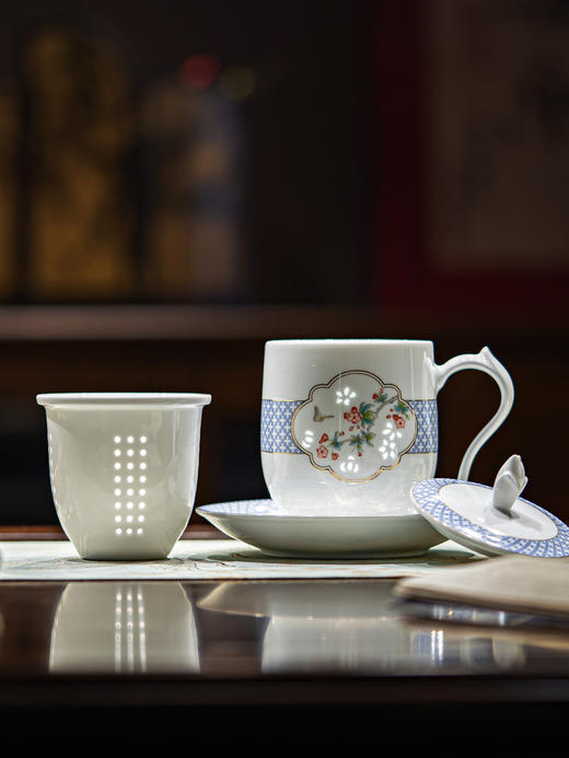 新品 富玉 | 富玉陶瓷景德镇高端茶杯个人专用女士精致2026新款办公室泡茶过滤 商品图5