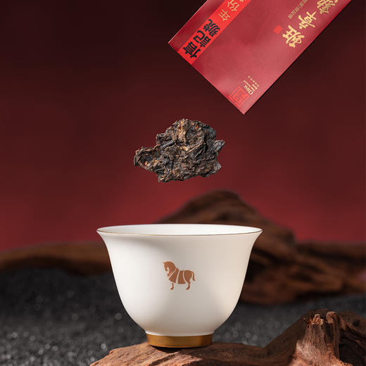 【618拍1发2同款】八马茶业｜信记号君品青花·班章普洱茶（熟茶）400g 商品图4