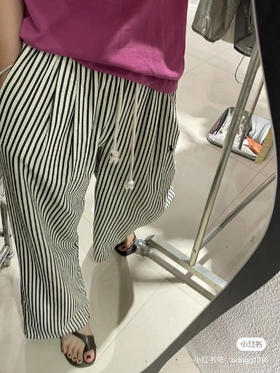 rl小马泡泡纱空调裤哈伦裤